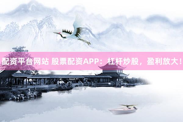 配资平台网站 股票配资APP：杠杆炒股，盈利放大！